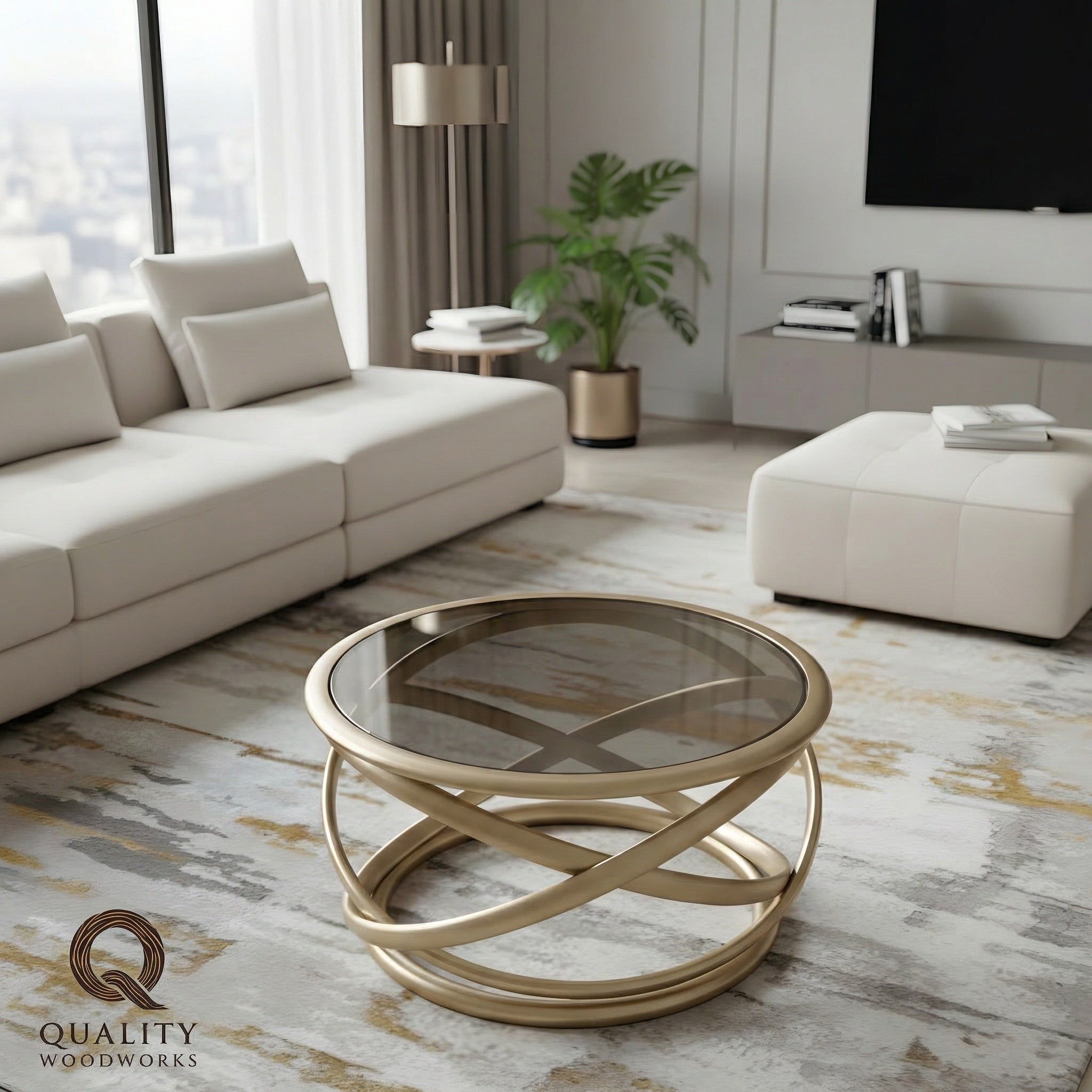 Gilver Round Beech Wood Table