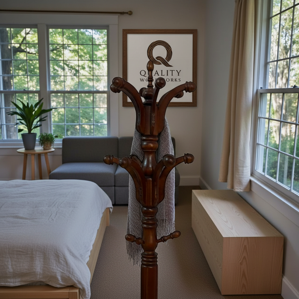 Decorative Coat Stand (Hanger) - 100% Beech Wood