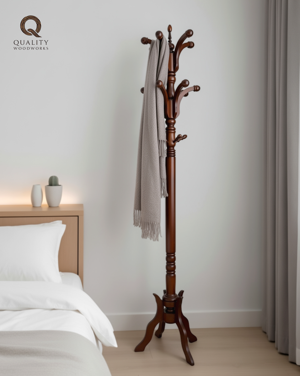 Decorative Coat Stand (Hanger) - 100% Beech Wood