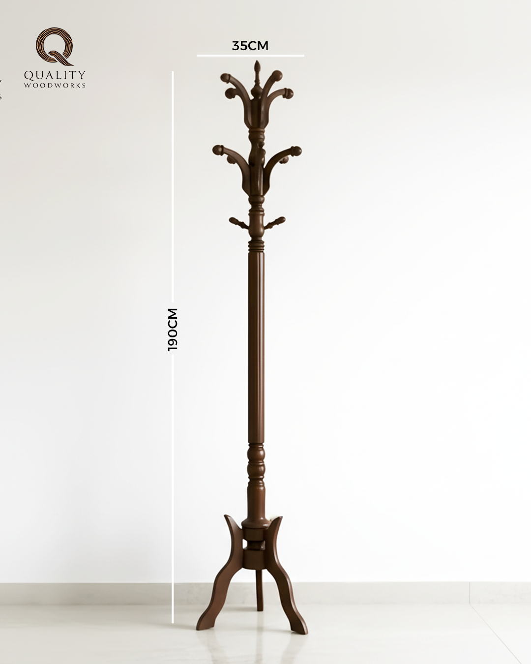 Decorative Coat Stand (Hanger) - 100% Beech Wood